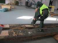 Restoration of the original floor.