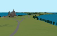 фото 5. Фрагмент 3D-модели острова Кижи