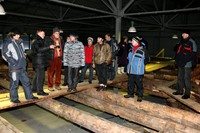 Fig.20. Acceptance of the basement restoration by ICOMOS/UNESCO experts and members of the national Supervisory board set up by the Ministry of Culture of Russian Federation. December, 2011