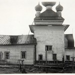 Петропавловская церковь, с. Вирма. Общий вид с юга в начале реставрационных работ.