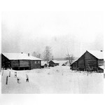 Вид на часовню в д.Космозеро. 24.01.1943.