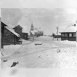 Вид на часовню в д.Терехово. 24.01.1943.