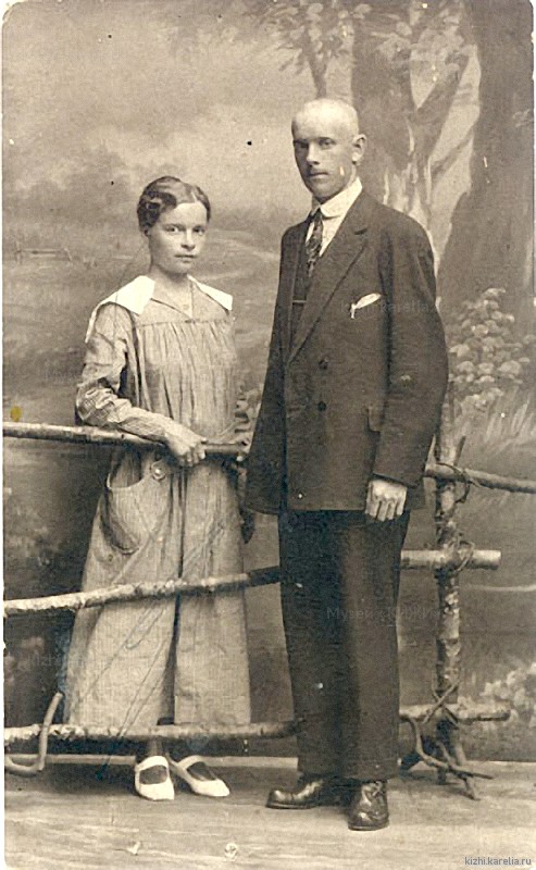 Вытегорская мещанка Торвинен Анна Иогановна (в дев.Хейкинен) и ее муж Торвинен Эмиль Иоганович