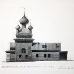 Петропавловская церковь, с. Вирма. Фасад северный.