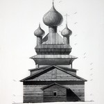 Петропавловская церковь, с. Вирма. Фасад западный.