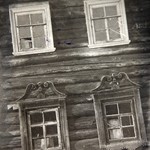 Л. 25. Окна с наличниками, Шелтозерский р. 1947–1952 гг.
