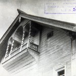 л. 30. Фрагмент дома, Заонежский р. 1947–1952 гг.