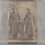 Солдаты Русской армии: Сергей Осипович Алёшин (слева) и (его сослуживец?)