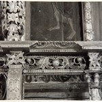 Успенская церковь, г. Кондопога. Фрагменты иконостаса трапезной. Фрагмент с резными деталями.