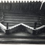л. 20. Успенская церковь, г. Кондопога. 1948-1949 гг. Деталь фронтонного пояса на фасаде