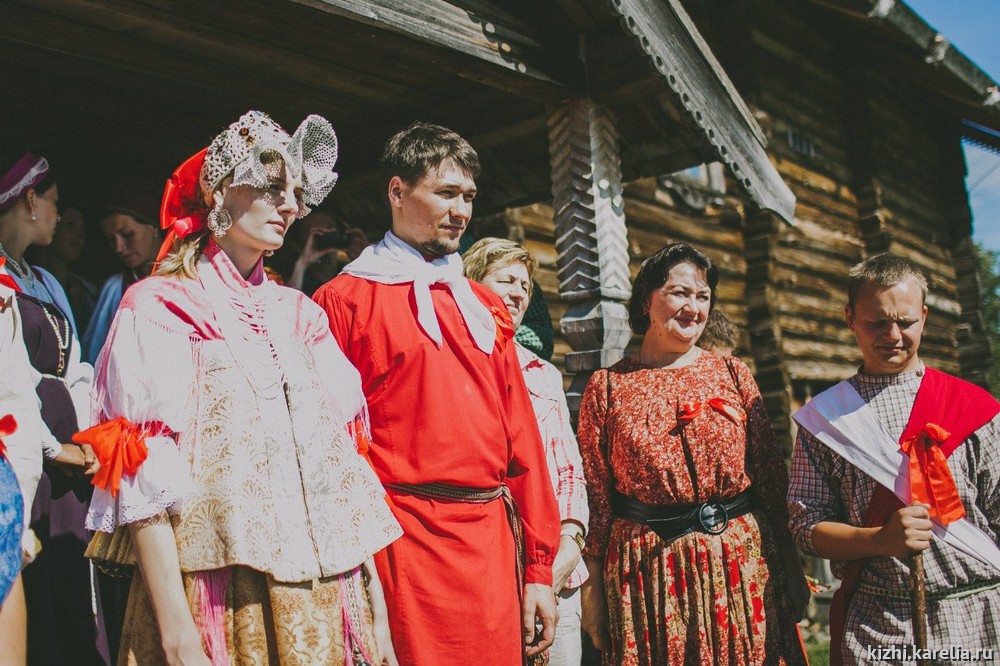 Главные участники традиционного заонежского свадебного обряда