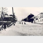 Улица Подгорная. Справа - Петрозаводский ликероводочный завод. Съёмка 30-х годов. 