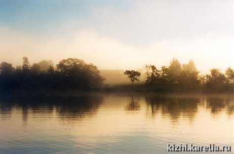 Пейзаж озеро на рассвете, daybreak lake. Поощрительный приз в номинации "Заонежские просторы"