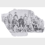 Фотография плотницкой артели. Съемка 1898-1900 гг., г. Санкт-Петербург. 
