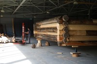 The test-assembly of the restored logs
