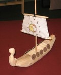 Лодка-кижанка – в творческих работах детей