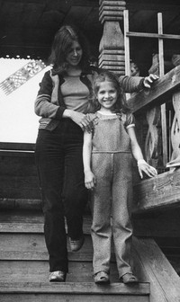 С дочерью Дашей. Лето 1982 г.