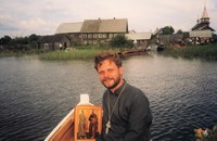 Отец Николай Озолин. День Петра и Павла. Волкостров, 1996г.