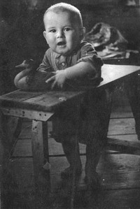 Мальчик в ходунках. С. Куганаволок Пудожского р-на 1930-е годы