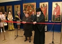 Открытие выставки икон в музее Храма Христа Спасителя