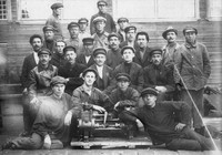 Рабочие лесопильного завода в с.Сорока (1910-1915гг.)