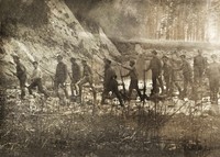 Солдаты на передовой, 1914 г.