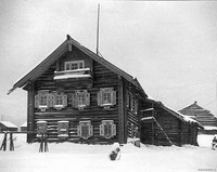 Дом И.М. Абрамова в Космозеро. 6 декабря 1942 года. Коллекция Ларса Петтерсона. Из фондов музея Кижи