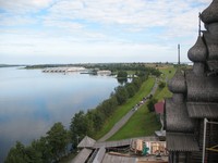 Вид с колокольни Кижского погоста, 2012 г.