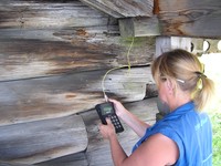Измерение влажности древесины