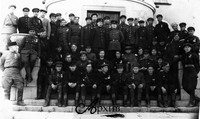Командиры и комиссары партизанских отрядов Карелии, г. Петрозаводск, октябрь 1944 г.