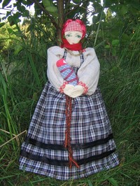 Кукла с выставки - работы студентов КГПА
