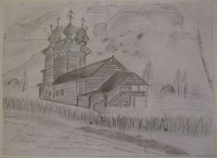 Покровская церковь.Багаев Саша,с.Великая Губа. Участник Летней школы-2007