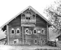Дом Яковлева в деревне Клещейла. 1955 г.