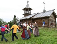 Часовенный праздник в деревне Воробьи