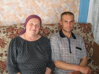 С.И. Глущевская с сыном, д. Вершинино