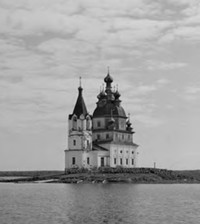 Никольская церковь в Сенной Губе. 1943 г. Финский военный фотоархив «SA-Kuva»