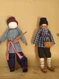 В крестьянском доме поселились куклы — на счастье