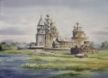 Музей-заповедник «Кижи» получил в дар работы известных карельских и петербургских акварелистов