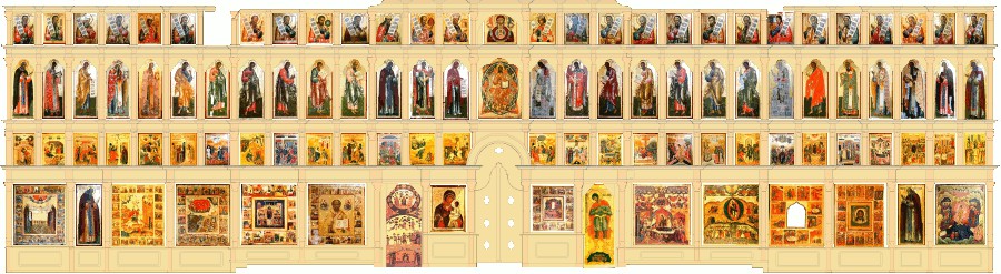 Виртуальная реконструкция иконостаса Преображенской церкви