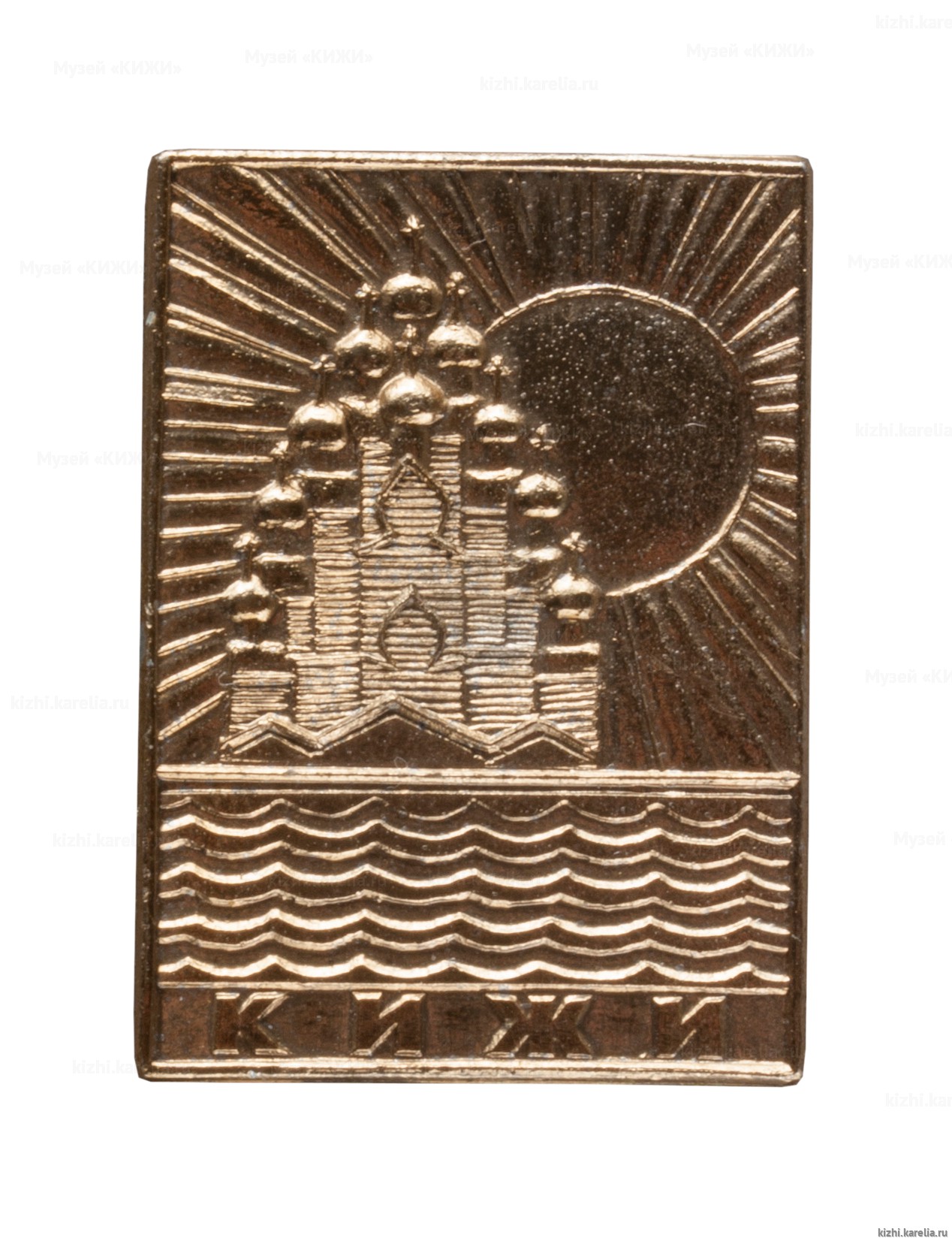 Значок сувенирный «Кижи». Церковь Преображения Господня
