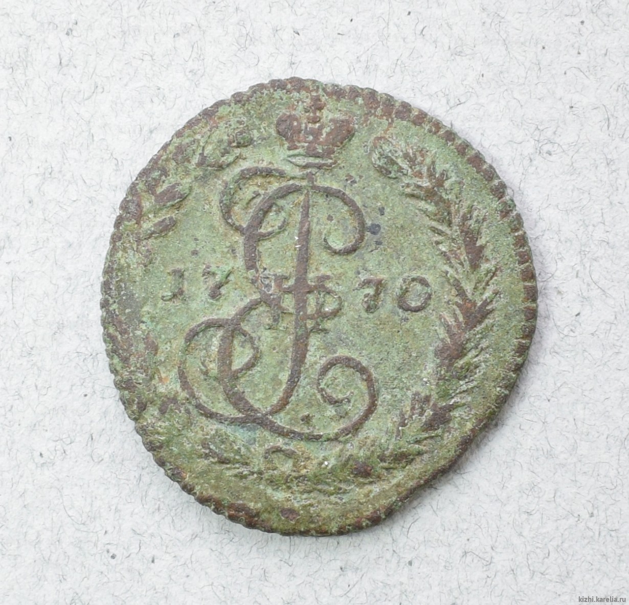 Монета. Денга. 1770 г.