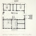 Л. 3. Дом Лепсина, д. Кузнецы. Ополовников, 1949 г. План 1-го этажа (обмер)