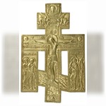 Крест киотный «Распятие с предстоящими»