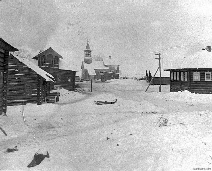Вид на часовню в д.Терехово. 24.01.1943.