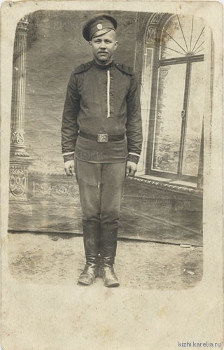 Николай Степанович Сергин, солдат Русской армии