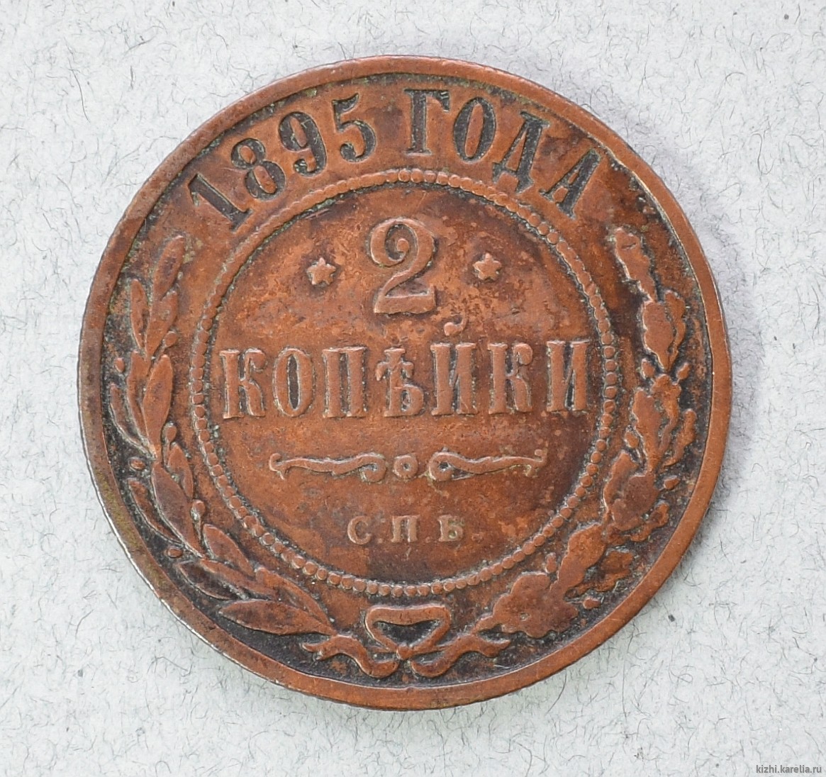 Монета. 2 копѣйки. 1895 г.