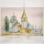 Церковь в д.Щелейки. 25 апр. 1943 г.