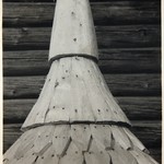 л. 17. Успенская церковь, г. Кондопога. 1949 г.(?) Фрагмент главки после реставрации