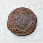 Монета. Полушка. 176[2 или 3] г.