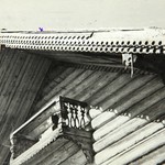 л. 25. Дом Птицына, д. Корбозеро. А.В. Ополовников. 1947 г.(?) Фрагмент фасада